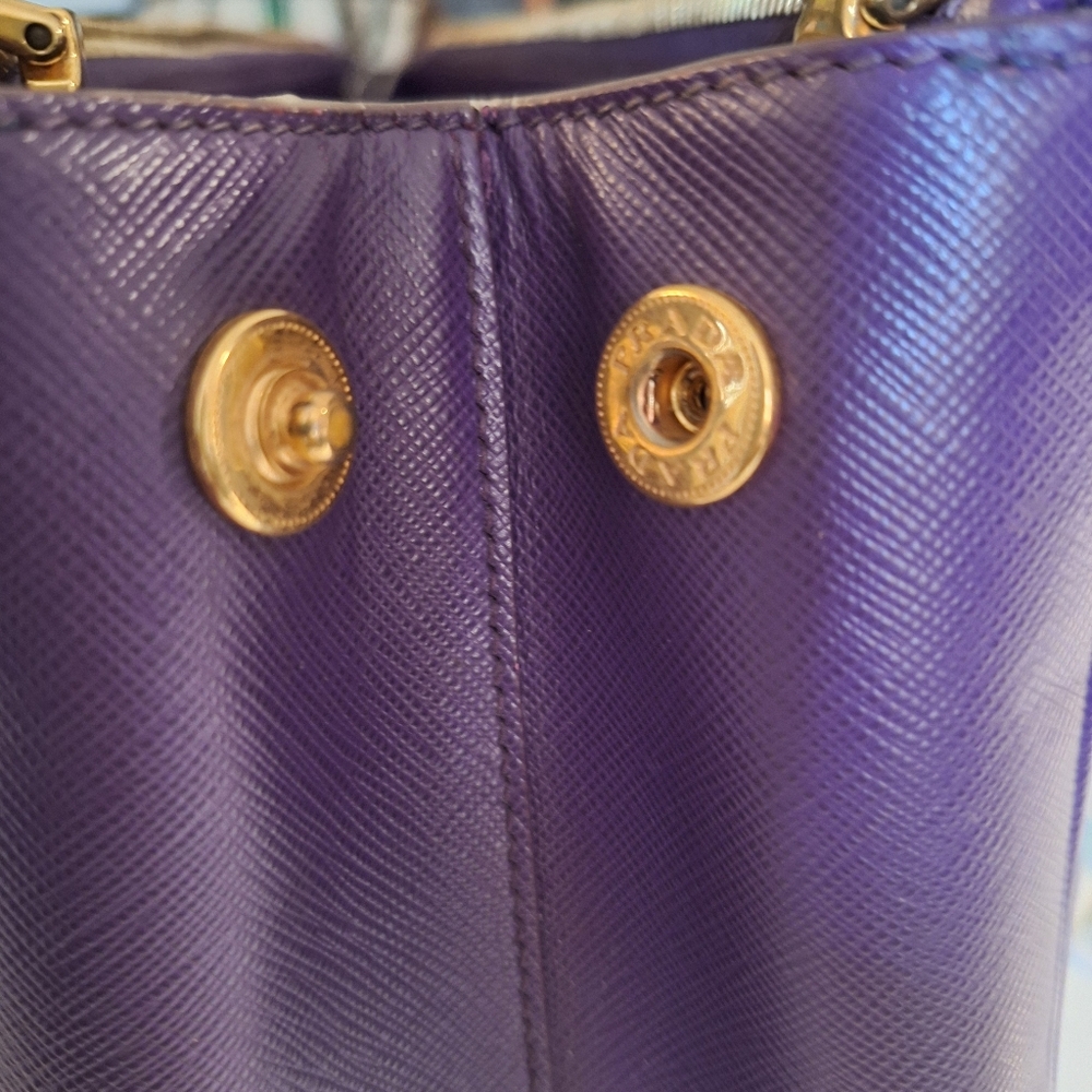 Prada Saffiano Leather Galleria Satchel - Picture 12 of 14